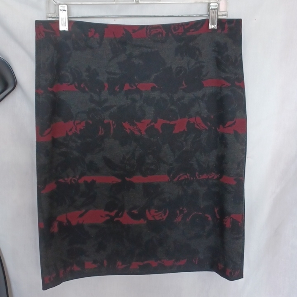Grace Elements Pencil Skirt⚡️Size Medium ⚡️Black, Charcoal, & Dark Red